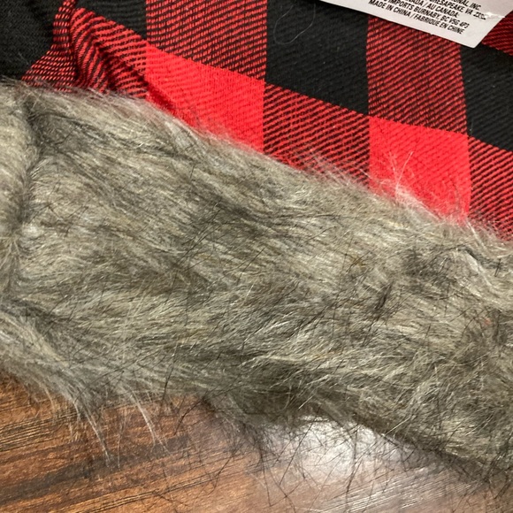 NWT Matching Plaid Christmas Santa Hat & Stockings - Picture 6 of 8